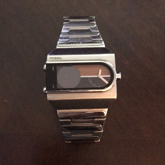 fossil watch digital and analog